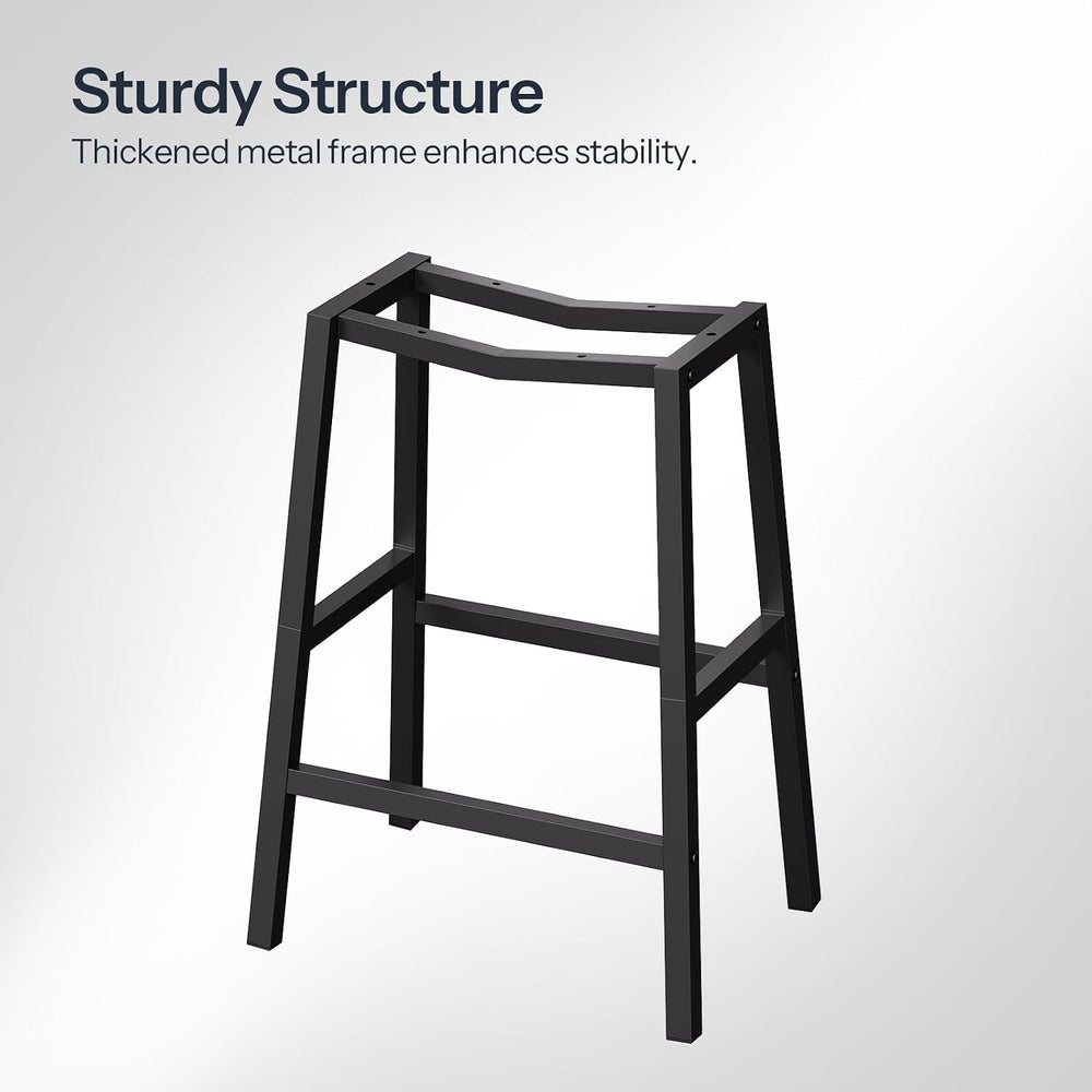 HOOBRO Bar Stools Set of 2, Counter Height Bar Stools, 23.6 Inch Barstools fo...