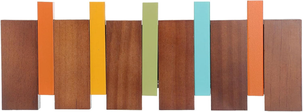 Youyole 5 Hooks Wood Coat Rack Wall Mount Piano Hideaway Coat Hooks