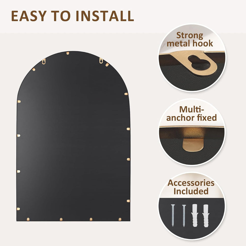 Antique Gold 24"x36" Wall Mirror