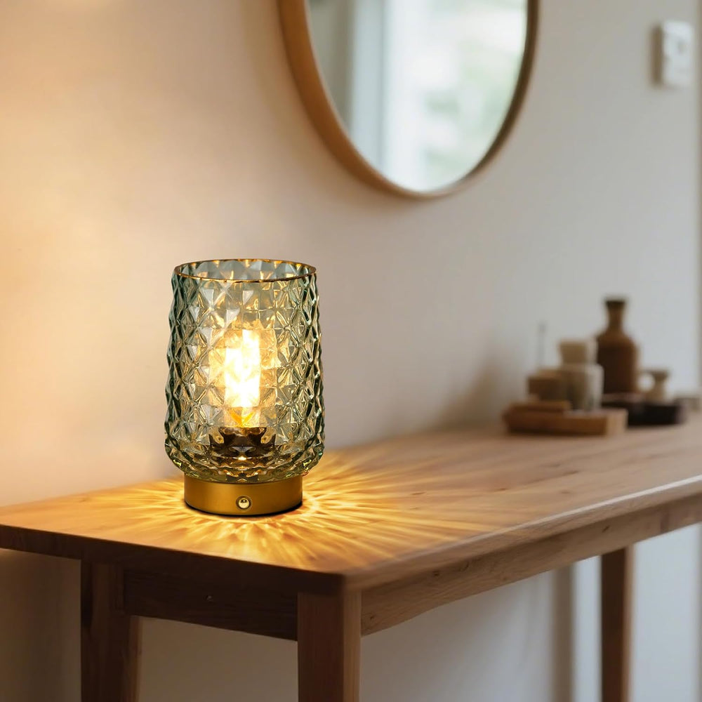 MJ PREMIER Rechargeable Table Lamp Small Cordless Lamp Dimmable Brightness
