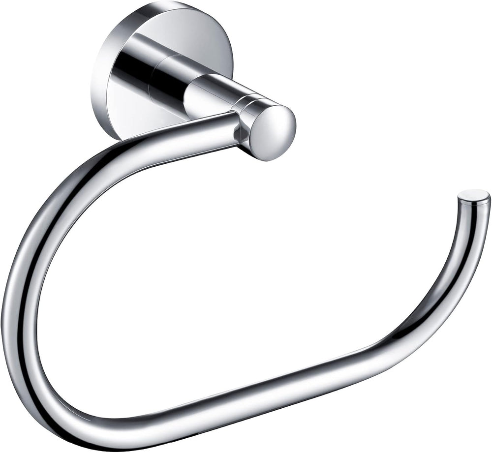 KRAUS Elie Bathroom Towel Ring, Chrome Finish, KEA-18825CH