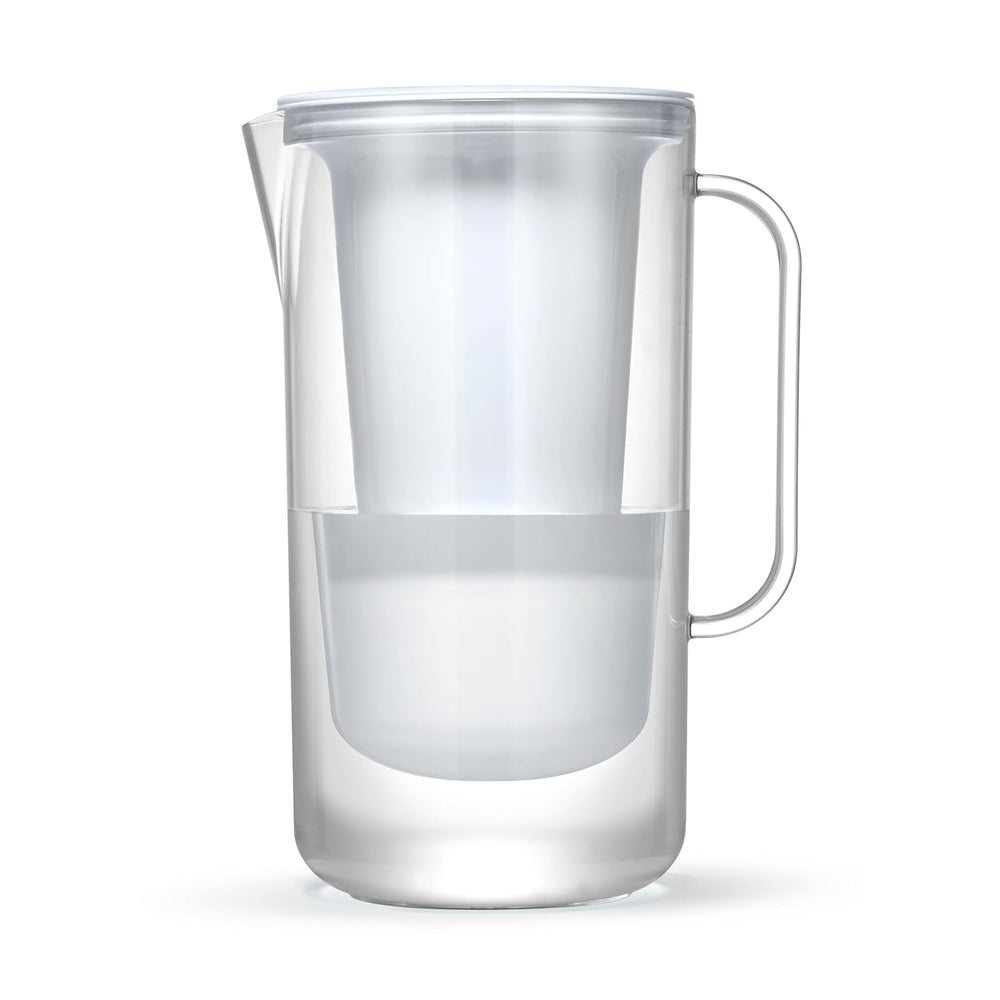 LifeStraw Home Essential BPA-Free Water Filter Pitcher, 10-Cup, White