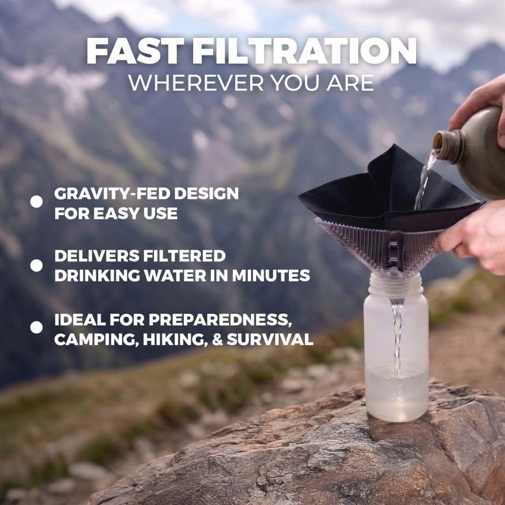 Delta Emergency Water Filter, 2 Pack, Personal Camping & Backpacking Filter