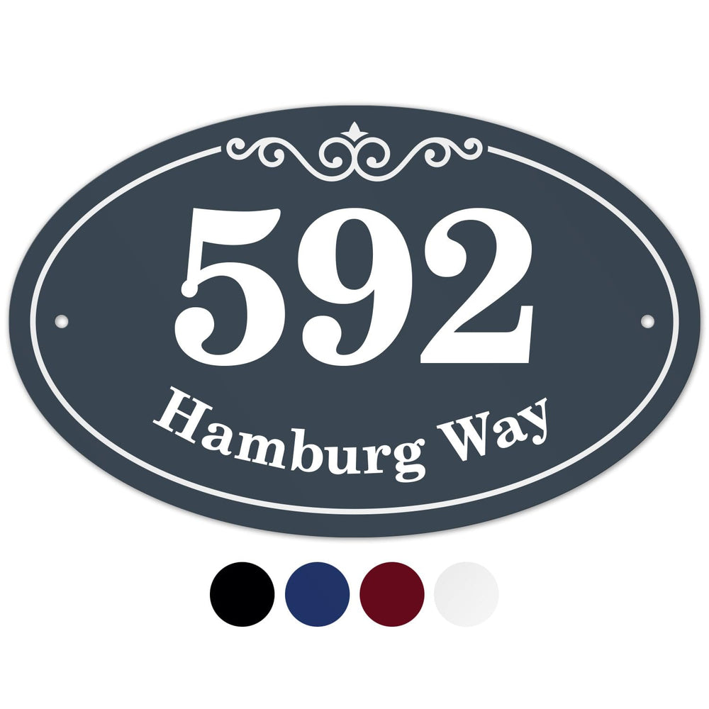 Custom House Address Yard Sign, Personalized Home Number, Christmas