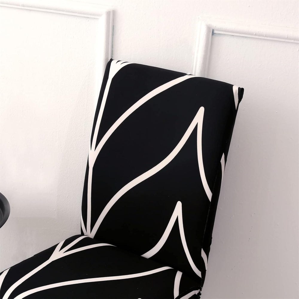 Dining Room Chair Covers Slipcovers Set of 6, Stretch Spandex Removable Washa...