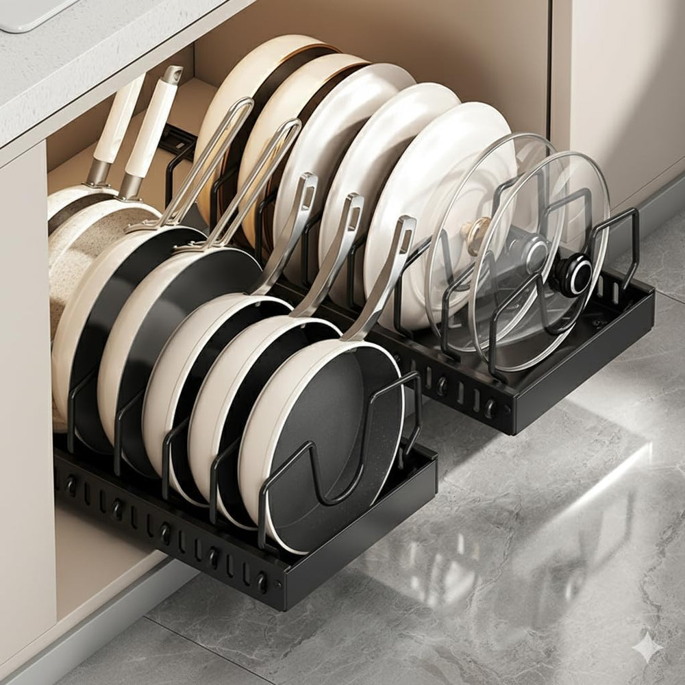 pots and pans organizer under cabinet,pot lid organizers inside cabinet holde...