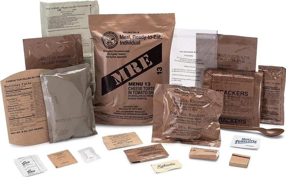 Military MRE Case, 2027 Inspection Dated- Random Case "A or B" Emer...