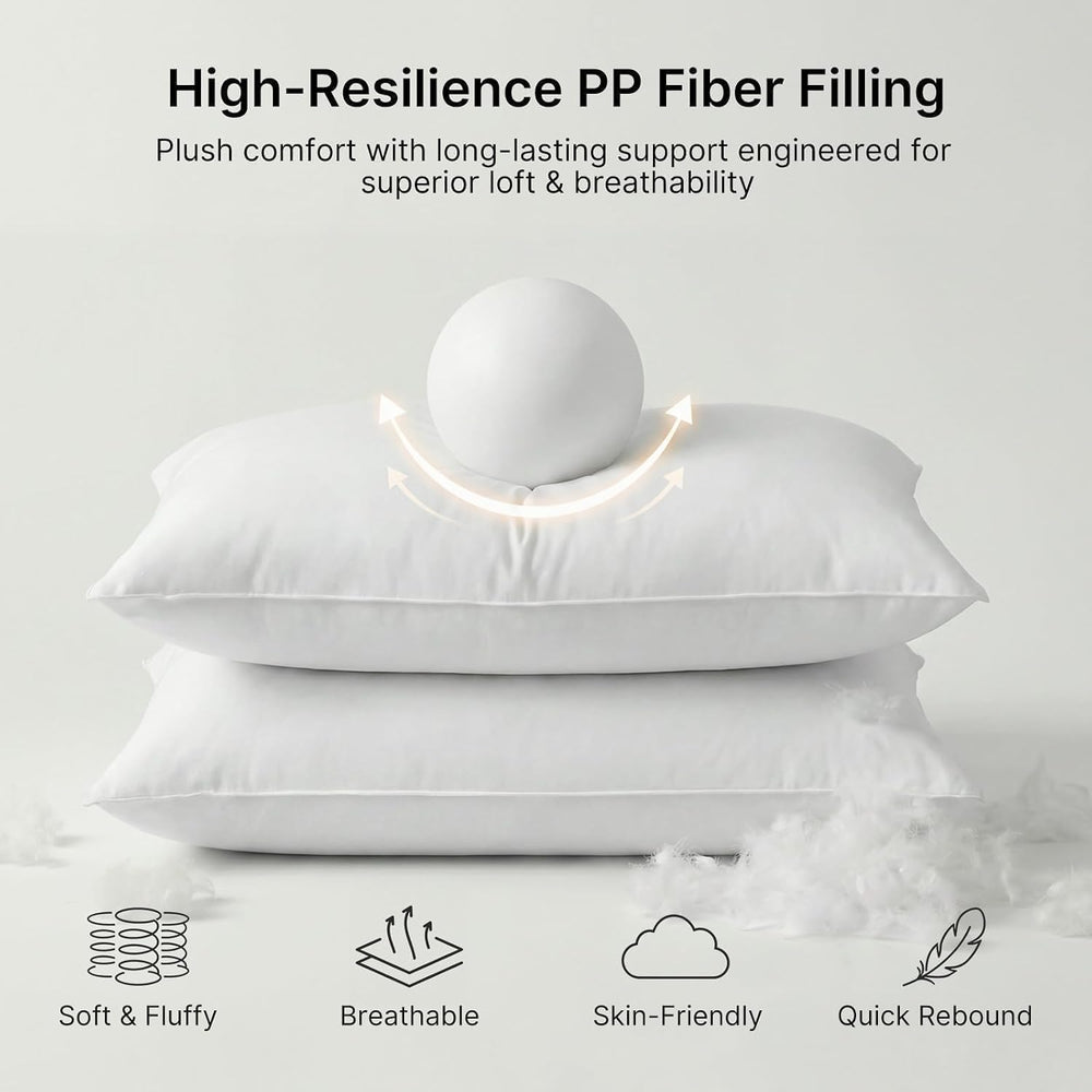 Outdoor Lumbar Pillow Set of 2 with Inserts, Outdoor Throw Pillow Water Resis...