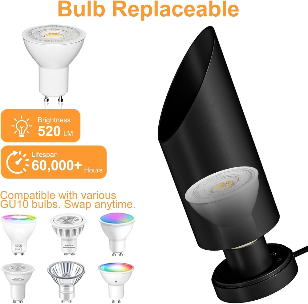 Uplighting Indoor Floor Can Lights,Spot Lights 7W 3000K GU10 LED Up Lights