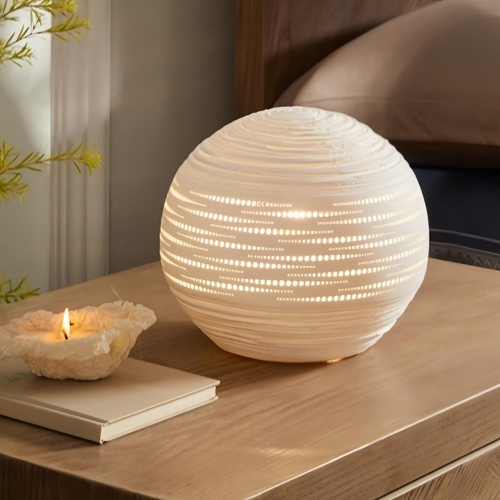 RONDURE Modern Ceramic Decorative Table Lamp Living Room Bedroom Bedside