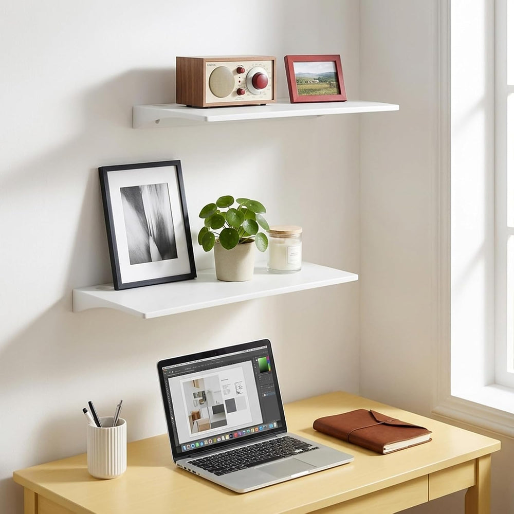 Projector Wall Mount Shelves, Floating TV Shelf, 2 Pack