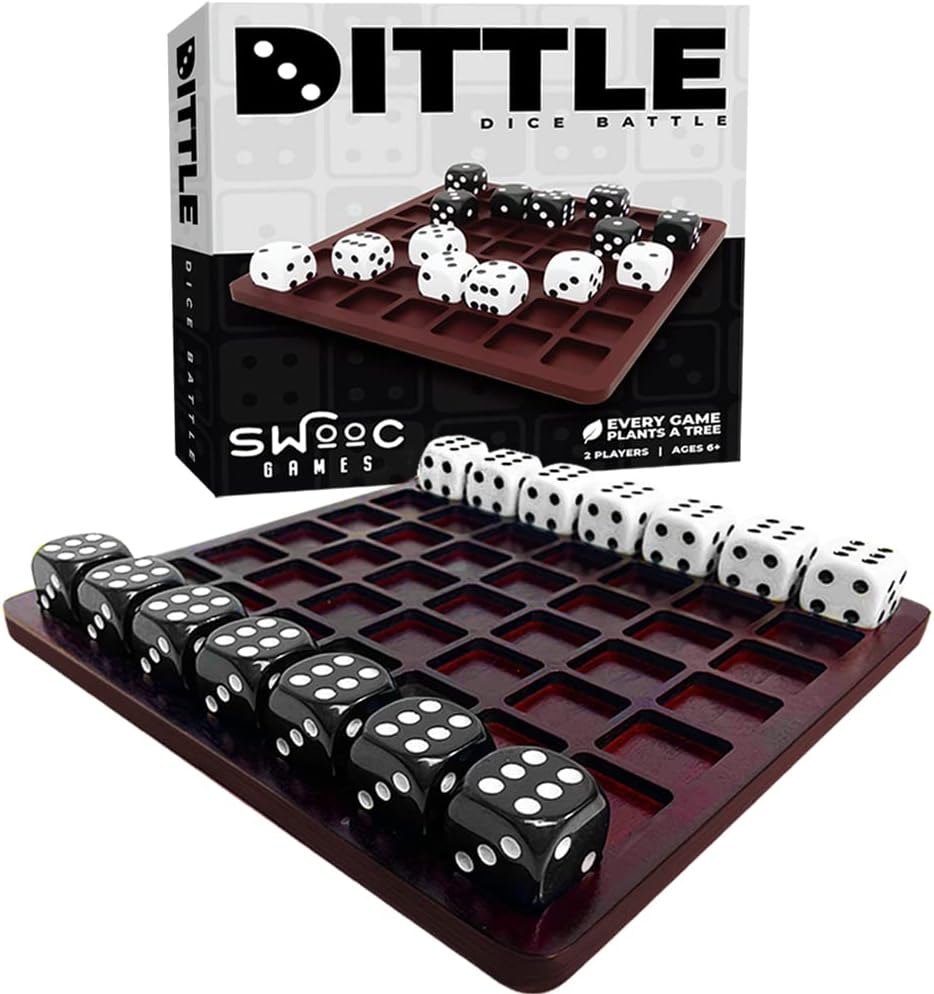 Dittle™- Dice Battle | 2 Player Dice Games for Adults | Adult Board Games for...