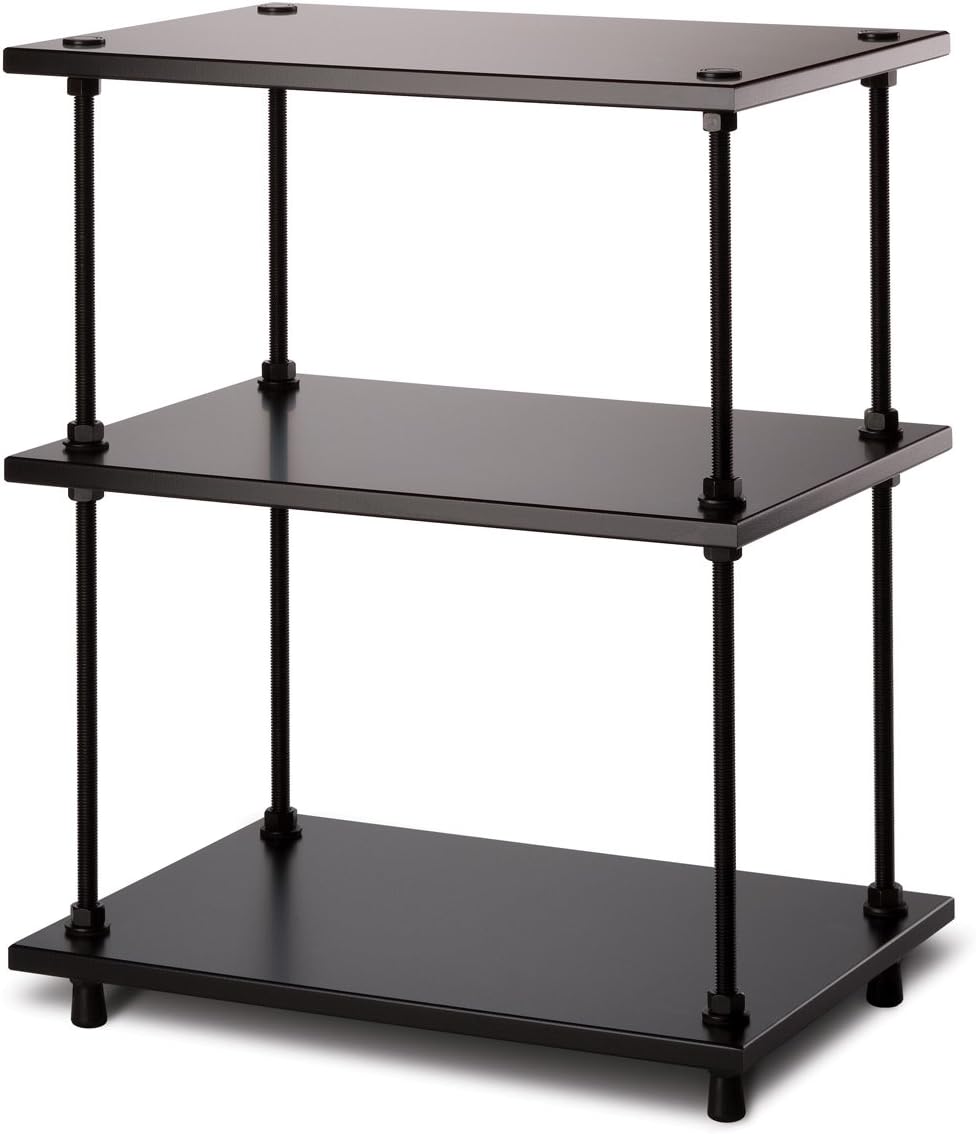 Salamander Designs A3/B Archetype Audio/Video Shelf, 3.0 - Black