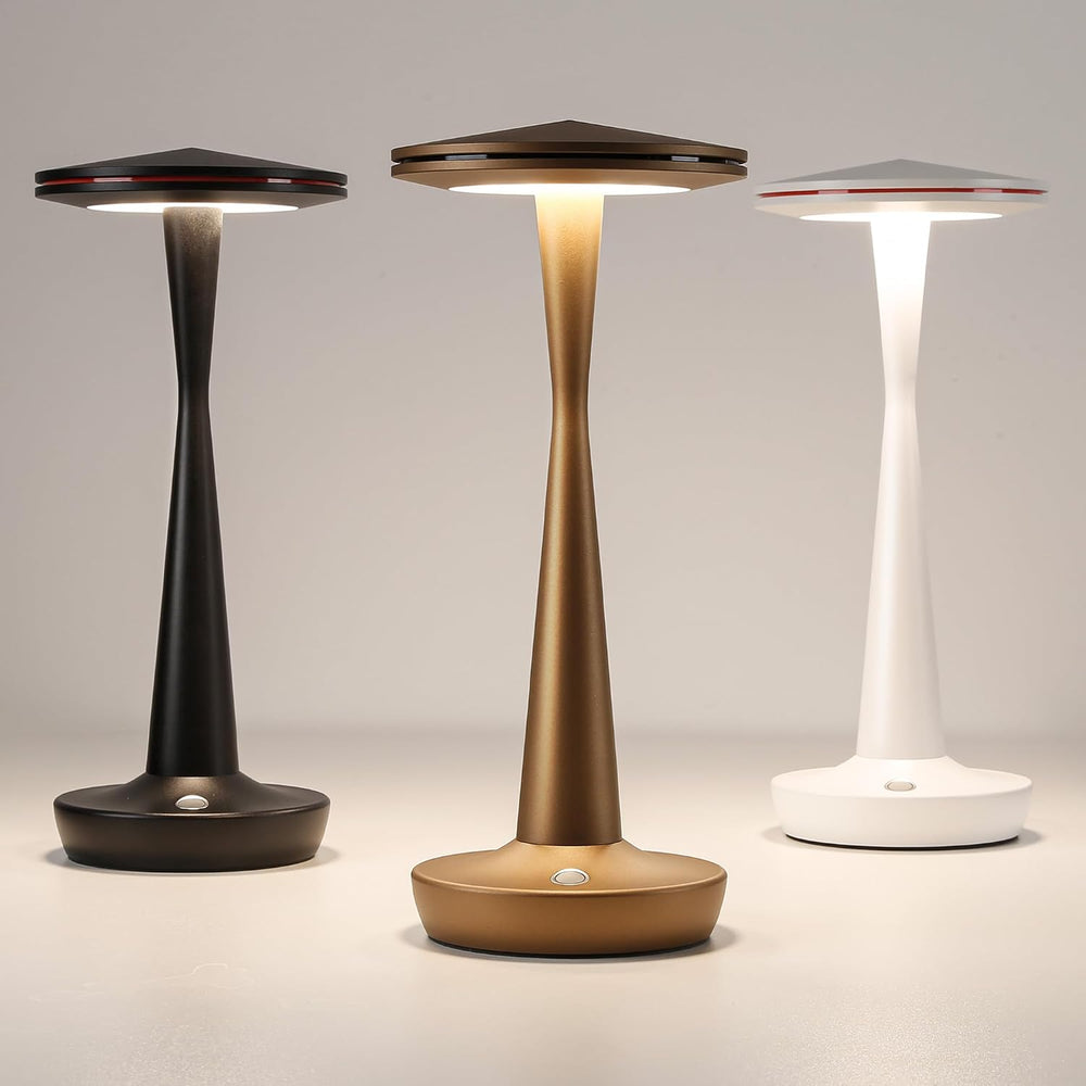LED Cordless Table Lamp Rechargeable,Battery Powered Outdoor Lights