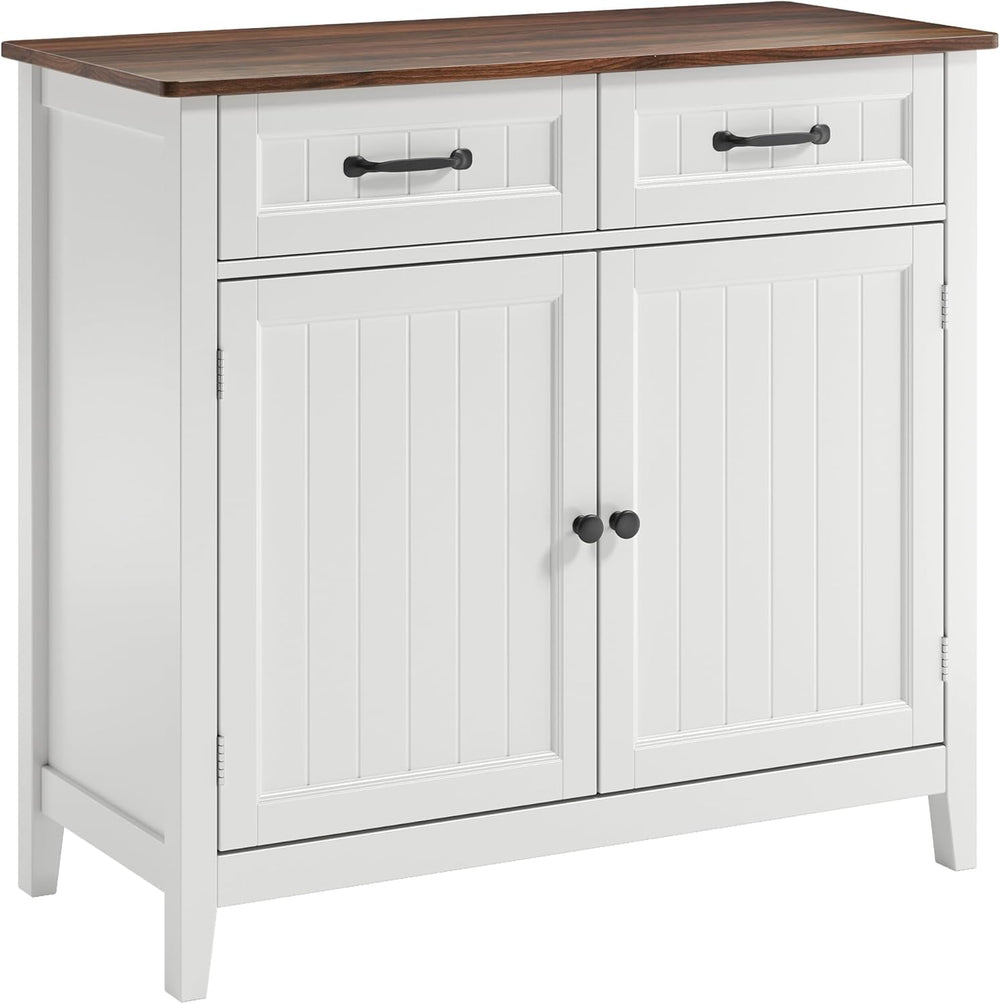 Bealife 32" Buffet Cabinet, Kitchen Island with Storage - Retro