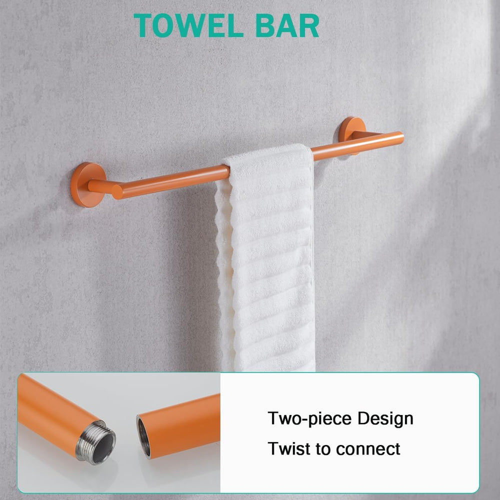 Bathroom Hardware Set,5 Pieces Bathroom Towel Bar Set,24 inch Towel Bar,Towel...