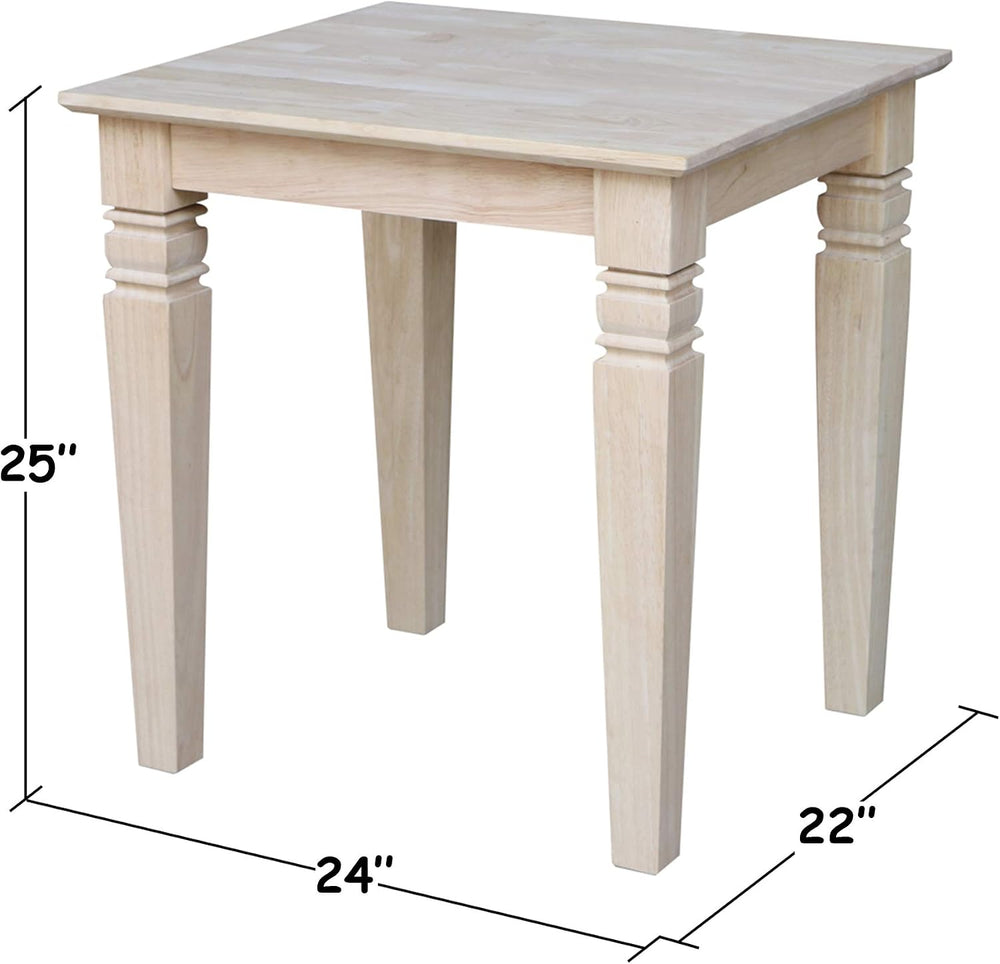 IC INTERNATIONAL CONCEPTS Java End Table Unfinished