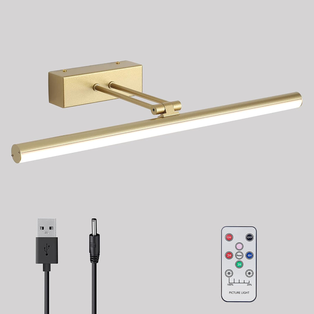 Battery Operated Picture Light,5200mAh Picture Lights for Wall with Remote,16...