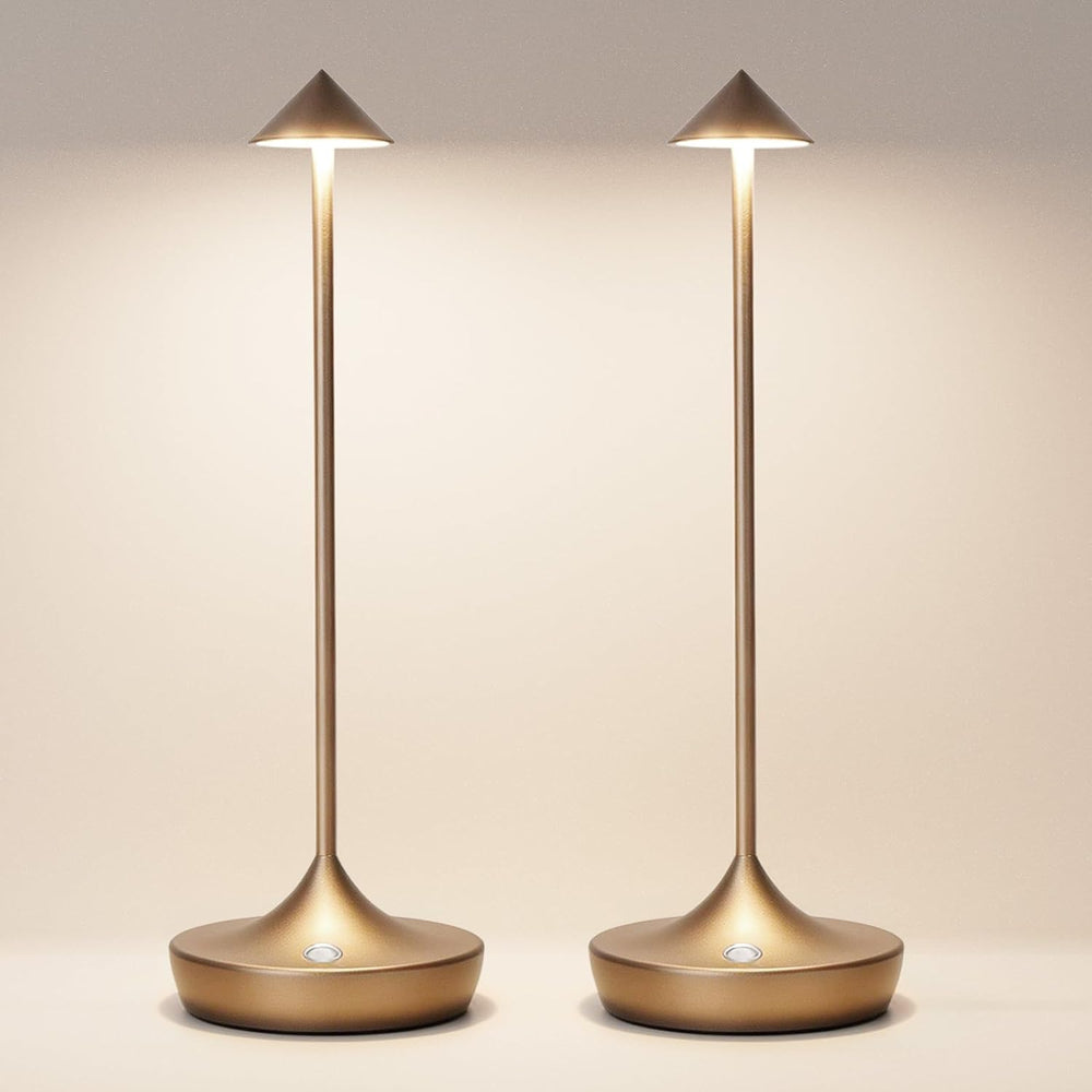 2 Pack Cordless Table Lamp, Rechargeable 6000mAh Battery Table Light