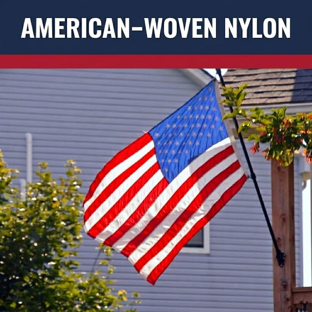 American Flags for Outside 3x5, Made in USA, Heavy Duty 210D Nylon