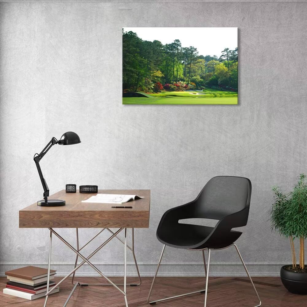 Augusta Golf Course Wall Art Golf Course Picture Poster Canvas Prints - Golf ...