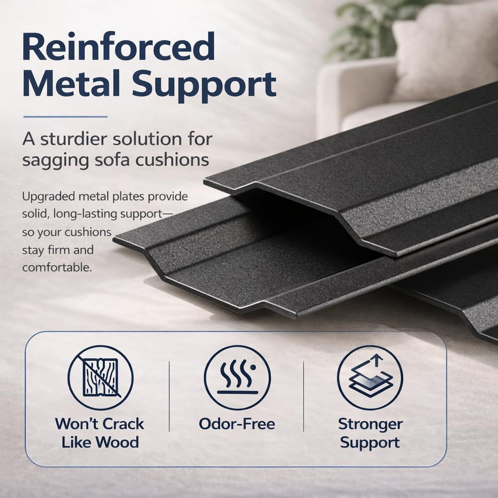 Heavy-Duty Iron Couch Cushion Support-28x 72", Durable Metal Base for