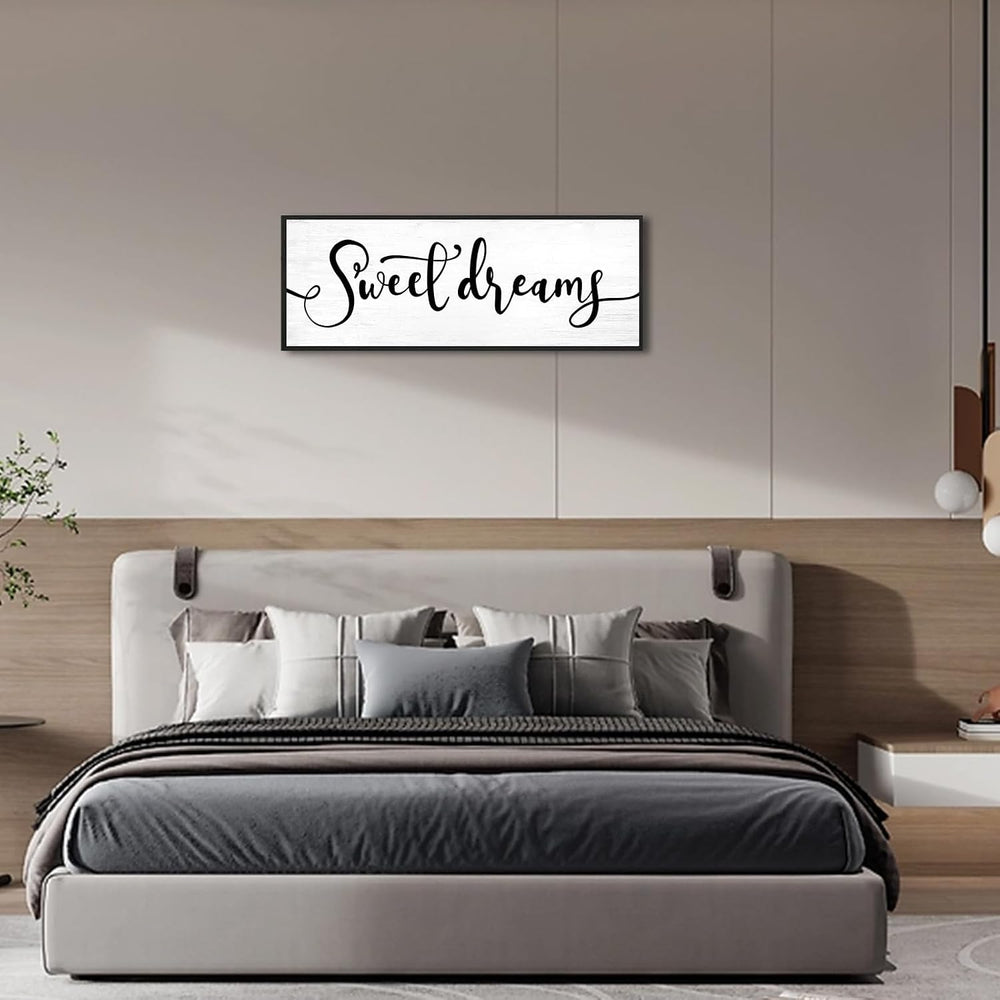 YPY Sweet Dreams Wall Decor Above Bed 32''×12''