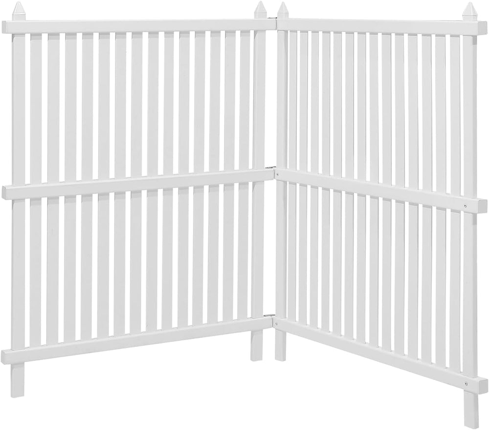 VEVOR 2 Panels Outdoor Privacy Screen, 36 x 45 in Air Conditioner Fence with ...