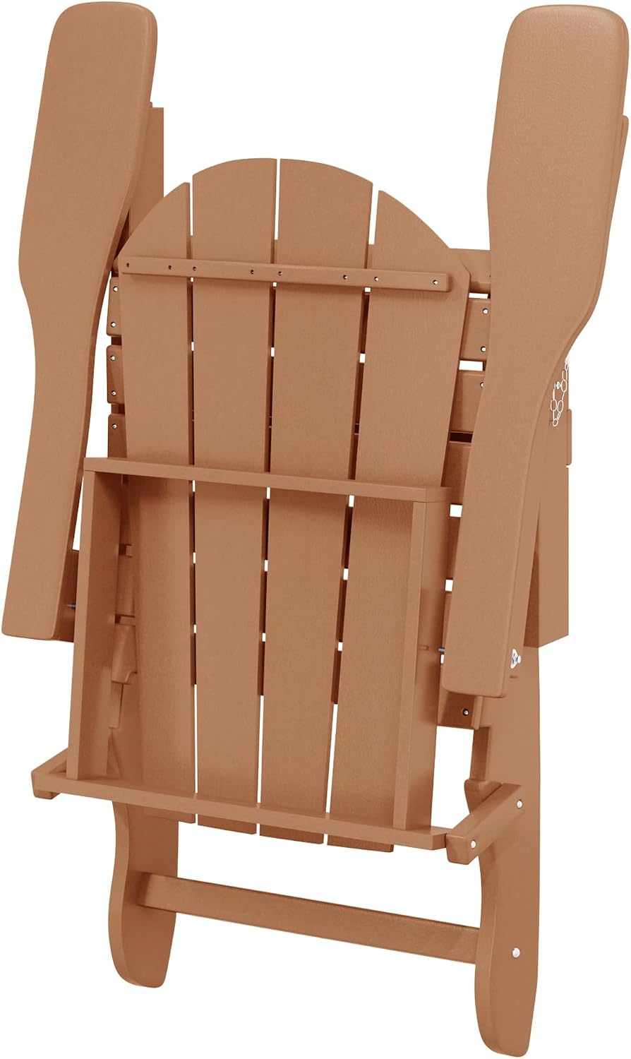 WO Home Furniture Laguna Folding Adirondack Chair Set of 2, Teak