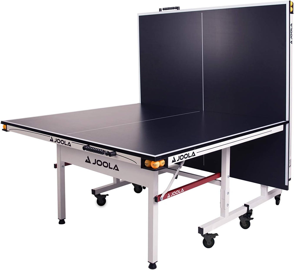 JOOLA Rally TL Professional MDF Indoor Ping Pong Table w/Quick Clamp Table Te...