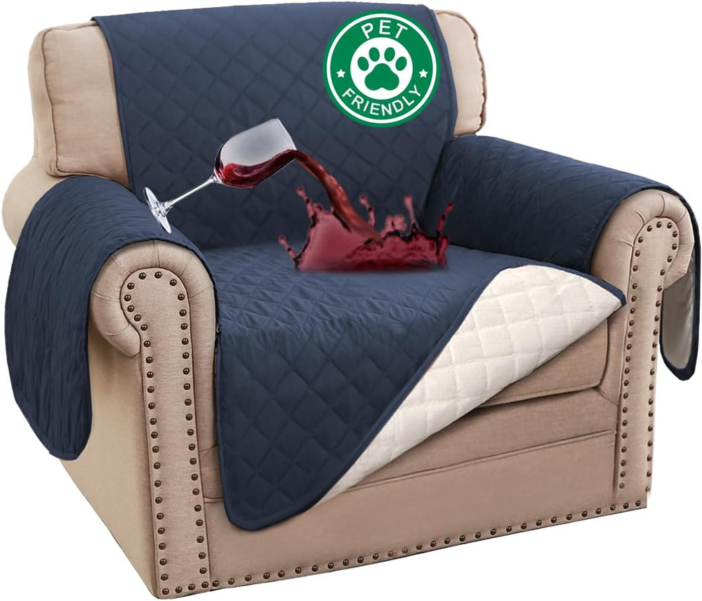 Turquoize 100% Waterproof Chair Covers Couch Covers for Dogs, Chair 23"