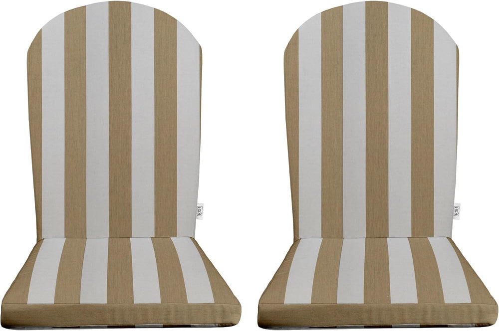 RSH Décor Set of 2 Sunbrella Foam Adirondack Chair Cushions | 48” x 20” x 2” ...