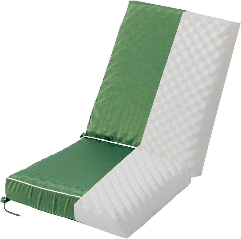Outdoor Deep Seat Cushion Set, Green, 20x20x4, 2-Pack
