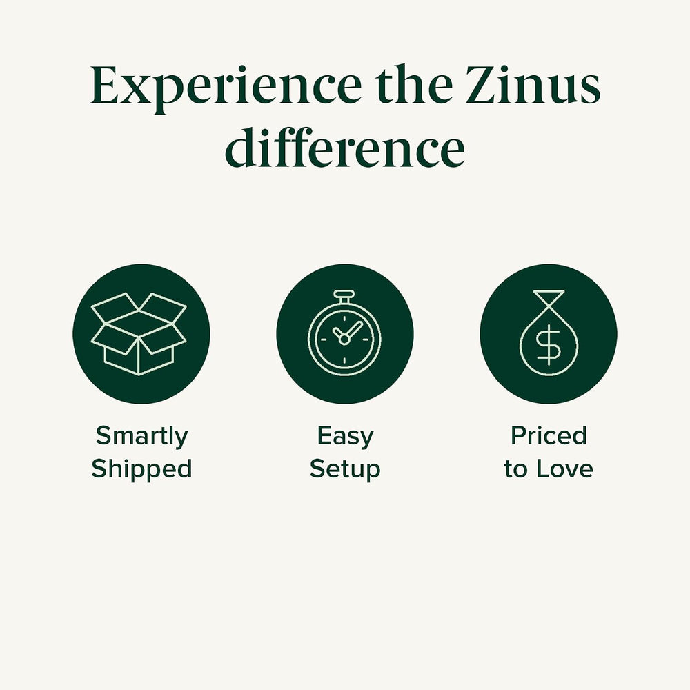 Zinus Kai Platform Bed Frame, Four Underbed Storage Drawers, Queen