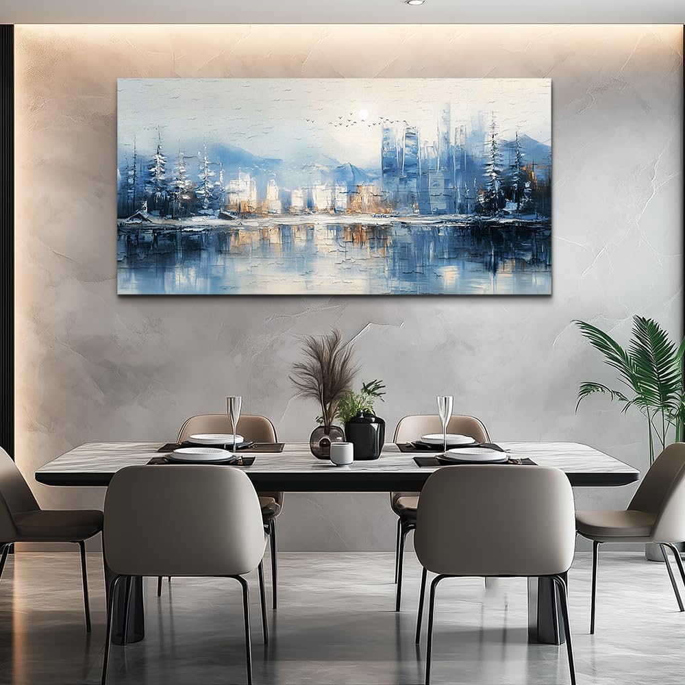 QIYILEXWART Canvas Wall Art For Living Room Large Wall Decor For Office Bedro...