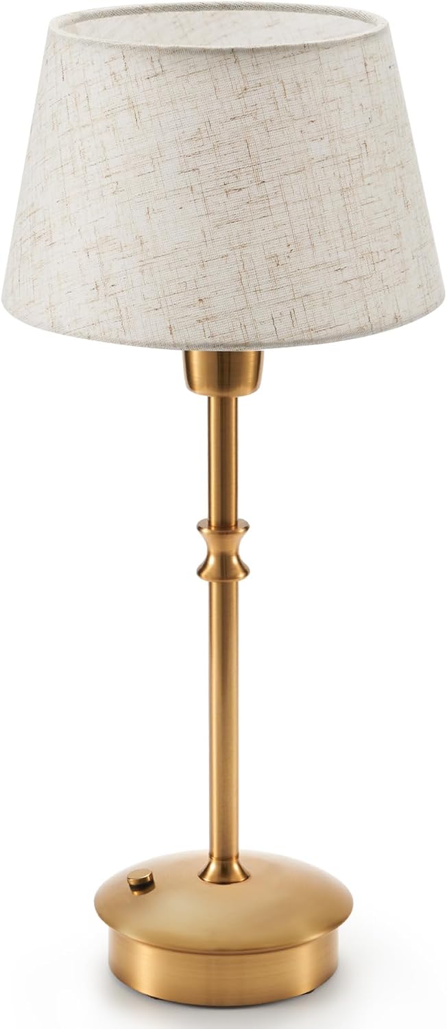 UMEXUS Cordless Rechargeable Table Lamp, Small Battery Operated Table Light