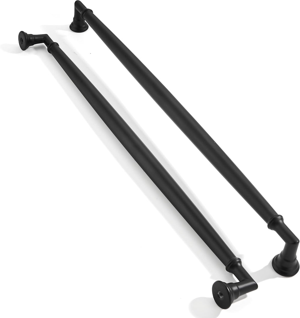1 Pack 18 Inch Hole Center Appliance Pulls Matte Black Cabinet pulls Solid He...