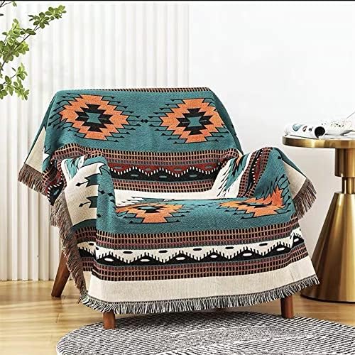 Homesy Aztec Throw Blanket Native Southwestern Bed Blankets 51"x63"...