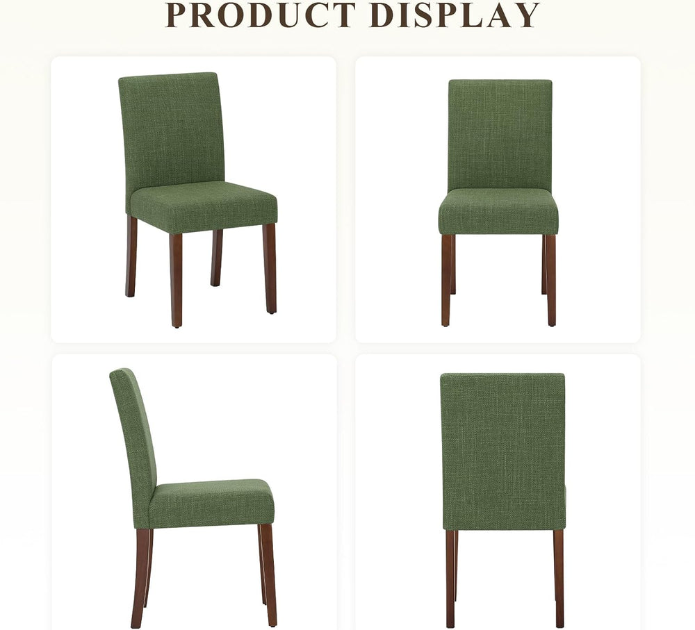 MALOL Upholstered Dining Chairs Set of 4, Modern Fabric Dining Room Chair, Wo...