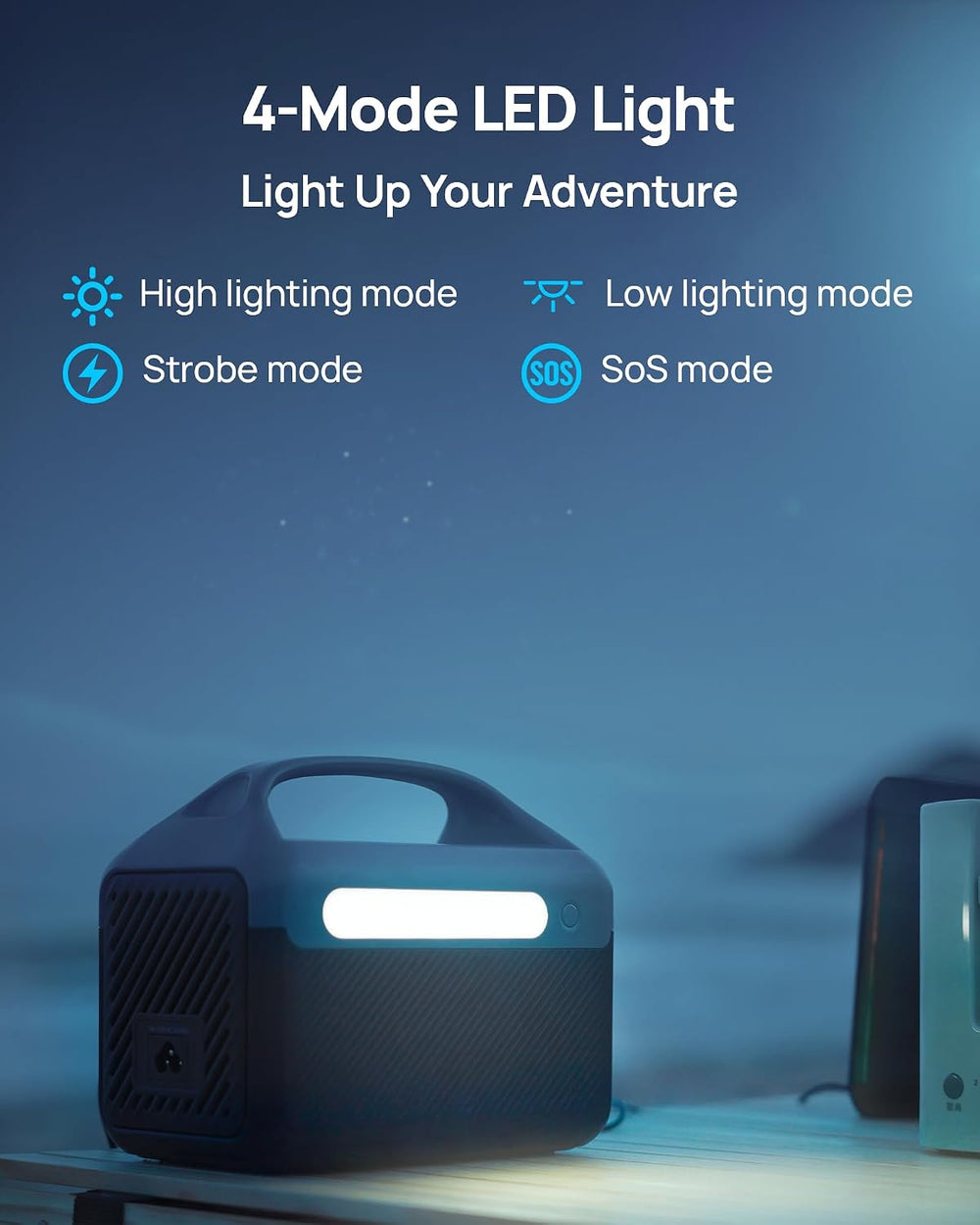DaranEner 300W Portable Power Station, 192Wh LiFePO4 Solar Generator