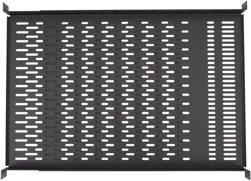 Kendall Howard 1U Vented 4-Point Adjustable Shelf