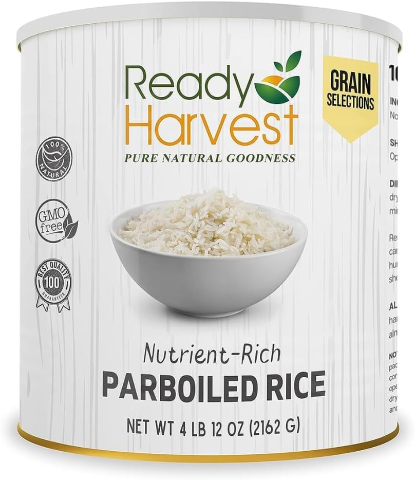 Ready Harvest Emergency Food - Parboiled White Rice | Survival Food | Pantry ...