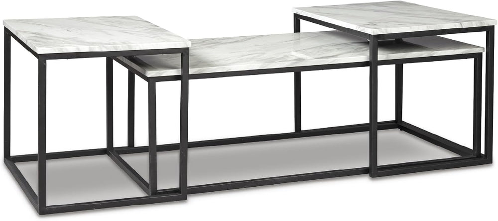 Signature Design by Ashley Donnesta 3 Piece Nesting Coffee Table Set