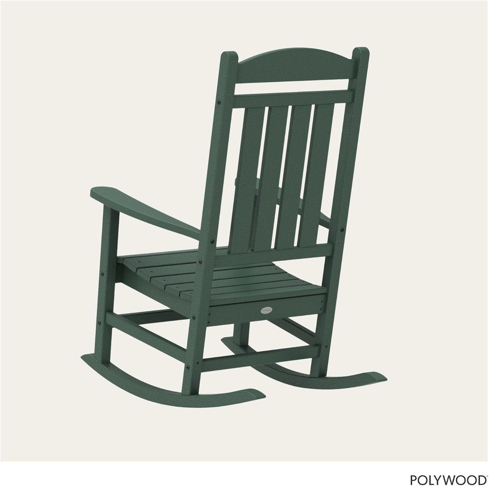 POLYWOOD Presidential Rocking Chair in Green