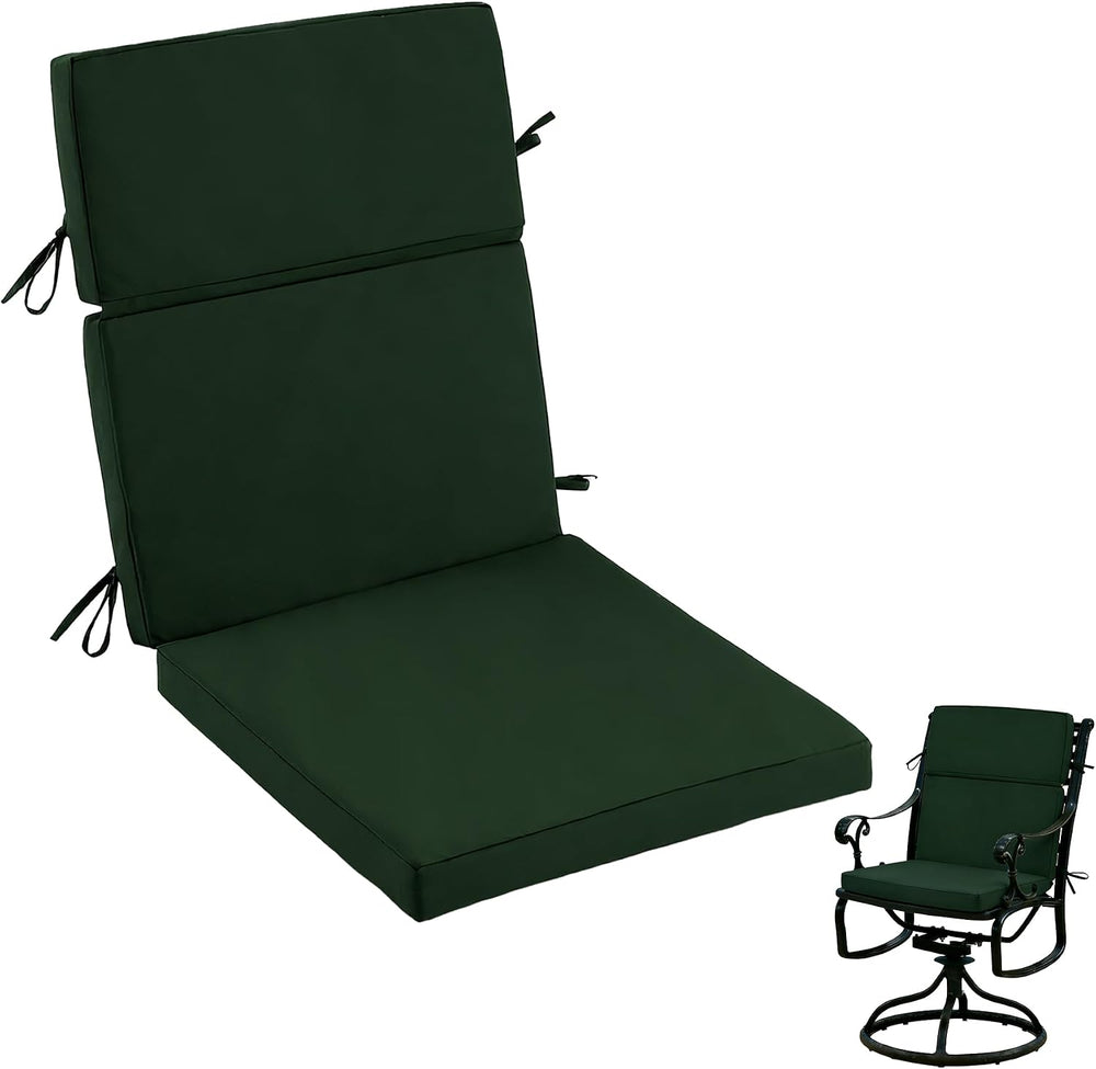 High Back Patio Chair Cushions, 21x20 Waterproof & Fade-Resistant Outdoor...