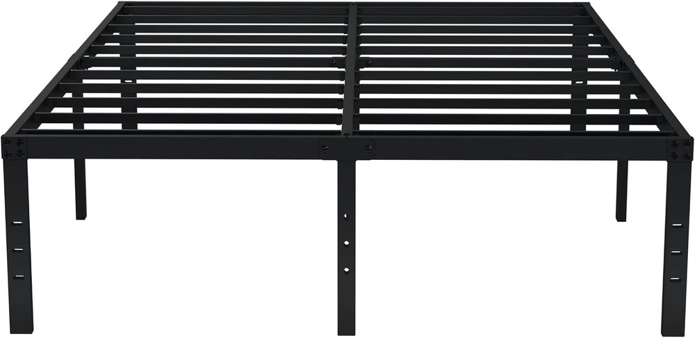 EMODA Queen Bed Frame 18 Inch Heavy Duty Tall with Large Storage Space