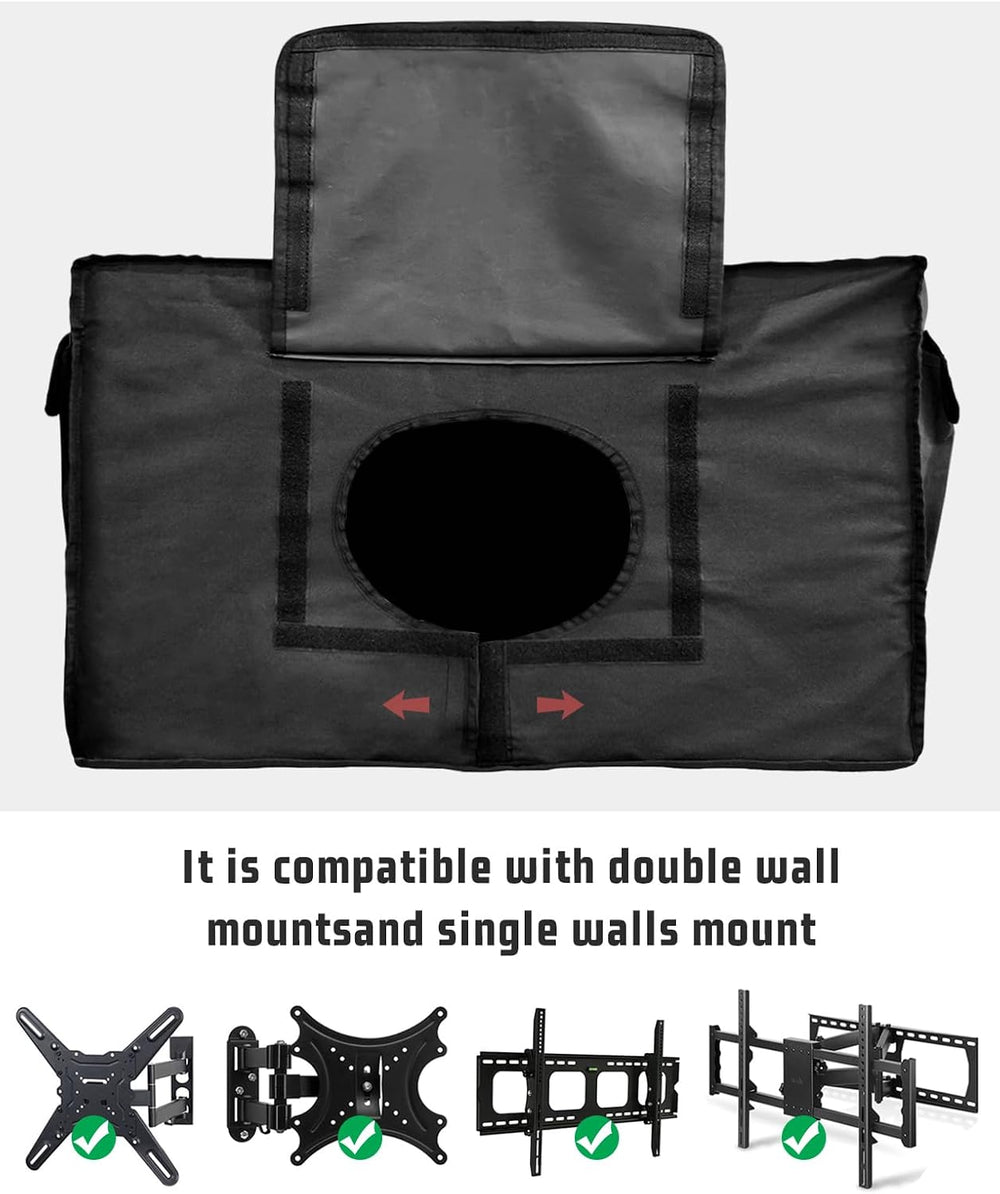 American Flag Outdoor TV Cover 48 to 50 Inch Weatherproof, US Flag 600D Oxfor...