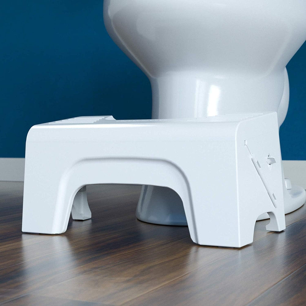 Squatty Potty Fold N Stow Compact Foldable Toilet Stool - 8 inch - White