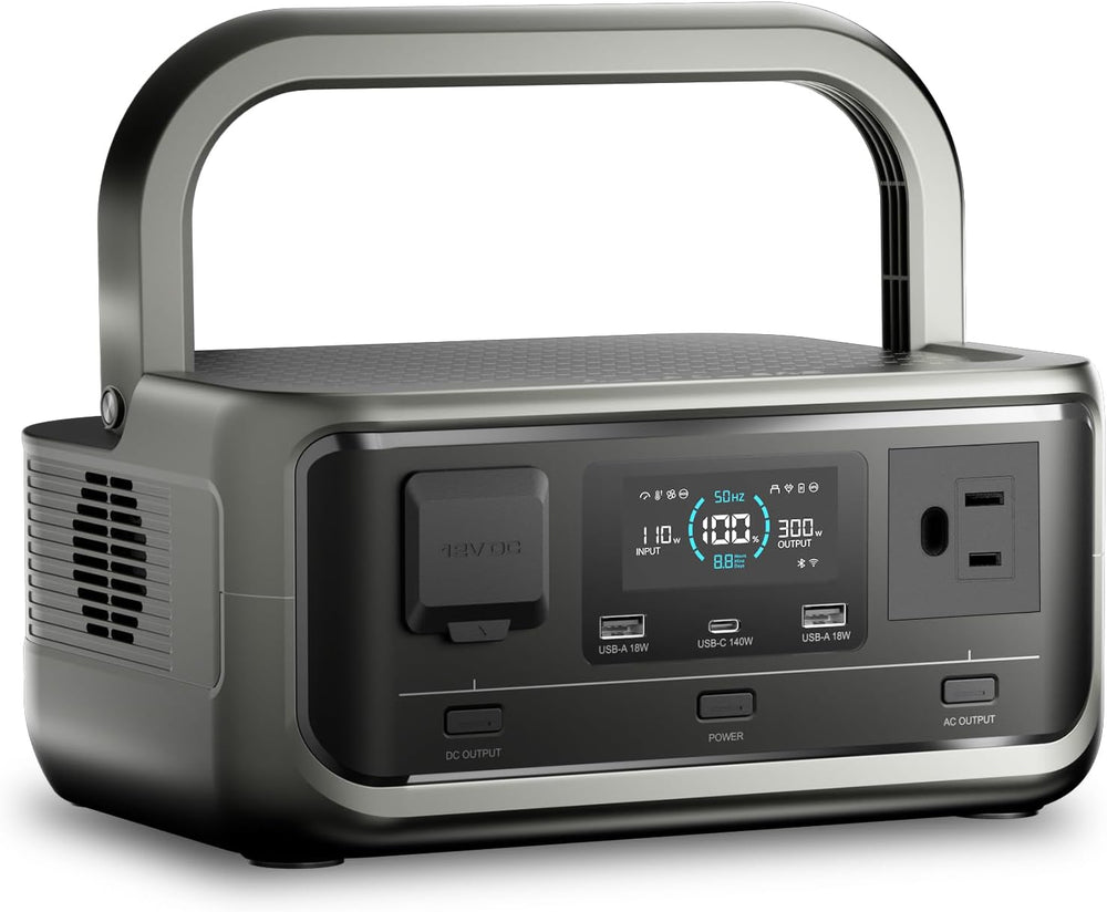 ALLPOWERS VOLIX P300 300W Portable Power Station, 256Wh Solar Generator