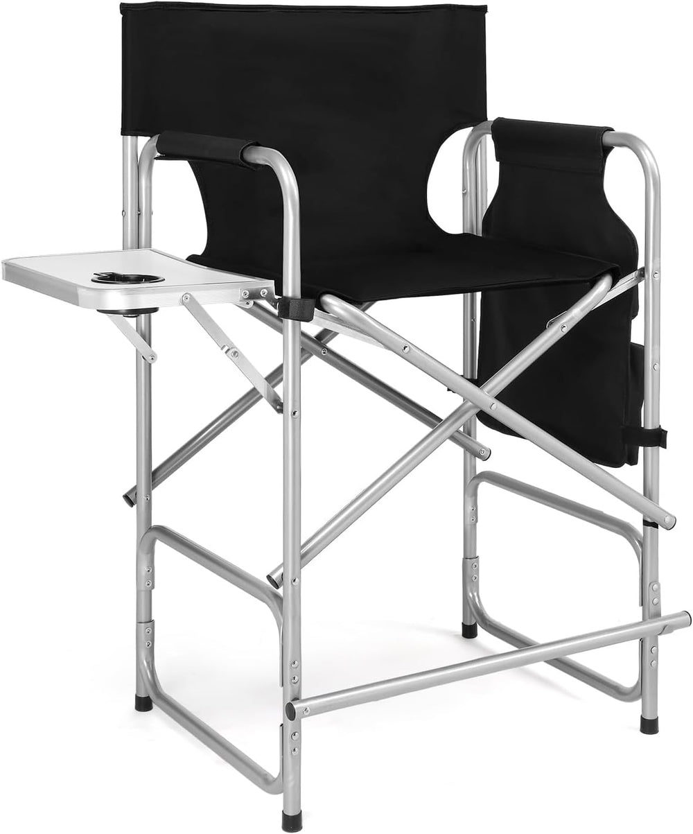 mefeir 26" Tall Directors Chairs Foldable, Portable Makeup Chair, 300 Lbs
